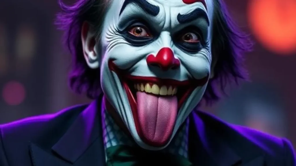 joker tongue meme