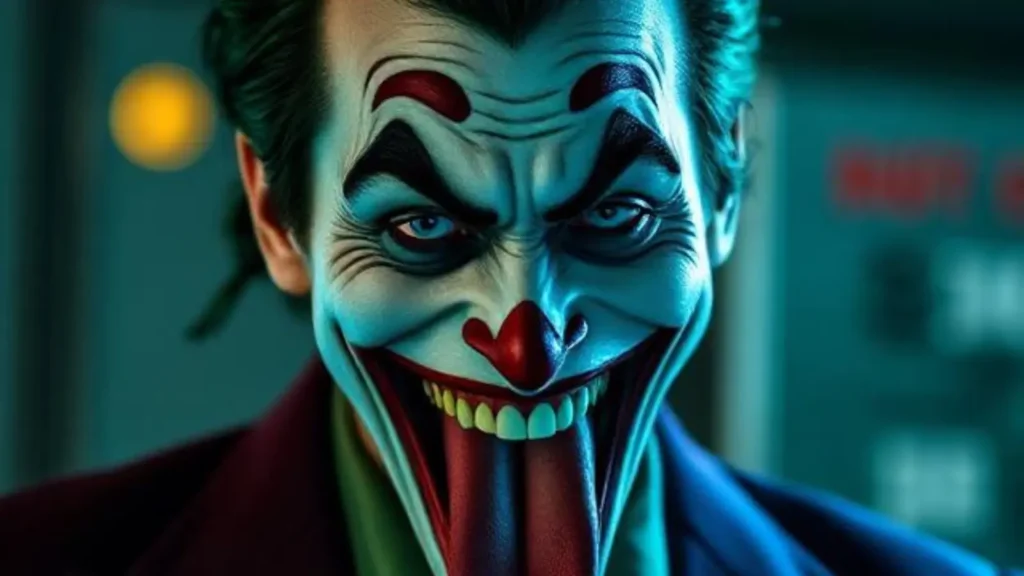 joker tongue meme