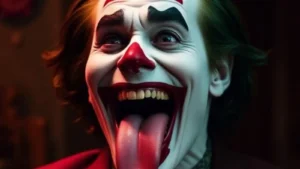 joker tongue meme